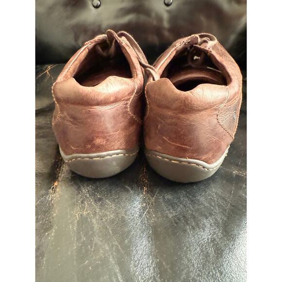 Born Brown Leather Lace-Up Casual Comfort Shoes Men’s Size 12 - Picture 5 of 5